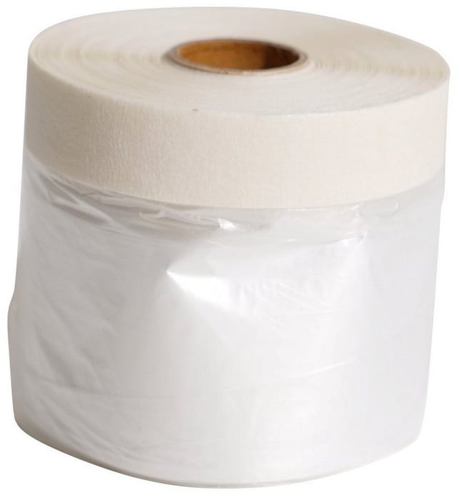 Kombi-mask Kreppband 55 Cm X 20 M Malerkrepp Mit Abdeckfolie Creme