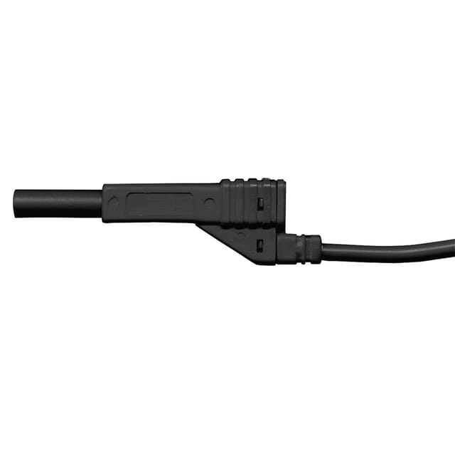 Schweißkraft Messkabel Inklusive Stecker Schwarz, Ø 4 Mm, Länge 2 M, 1231150ks