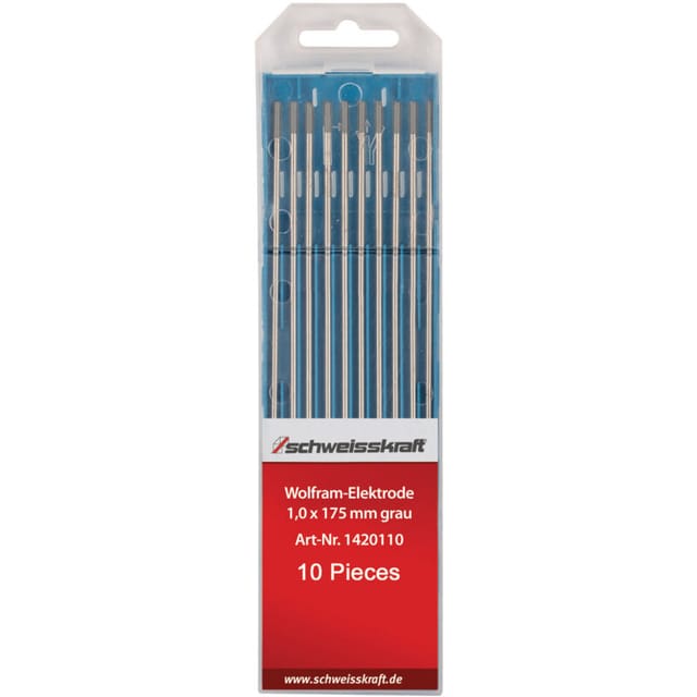 Schweißkraft Wolframelektroden Wc 20 Grau / 1,0 X 175 Mm, 1420110