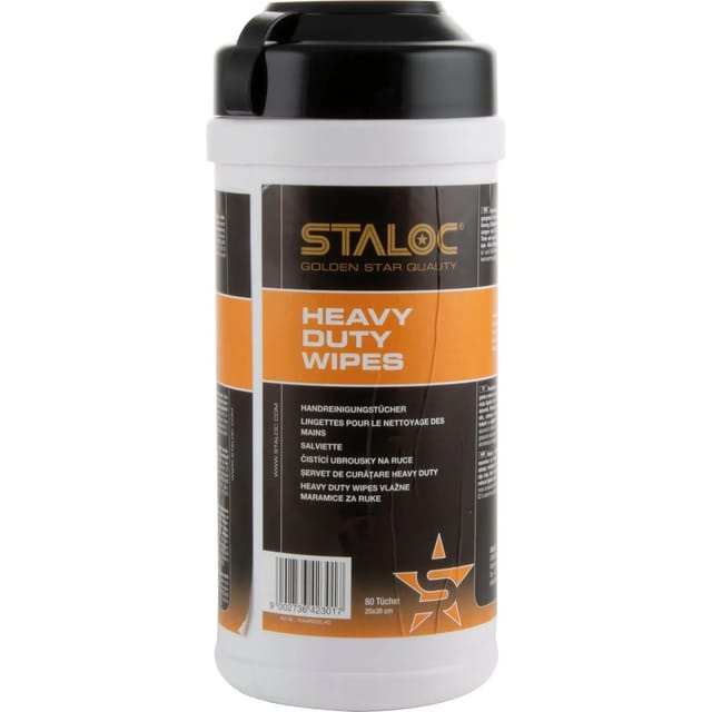 Reinigungstücher Für Die Werkstatt - Ideal Für Hände Und Oberflächen - 80 Stück - Staloc