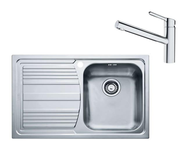 Sets - Set N86, Spülbecken Edelstahl Llx 611/7 Und Küchenarmatur Fc 3054.031, Edelstahl/chrom 101.0650.596 - Franke