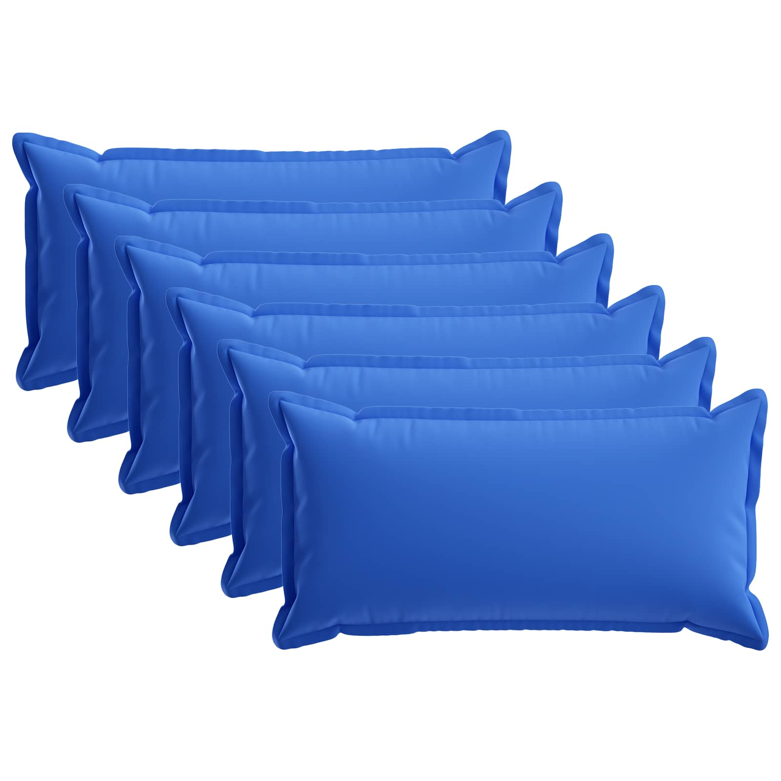 Kissen Mit Kissen Houten 6 Stk. Königsblau Polyester Vidaxl