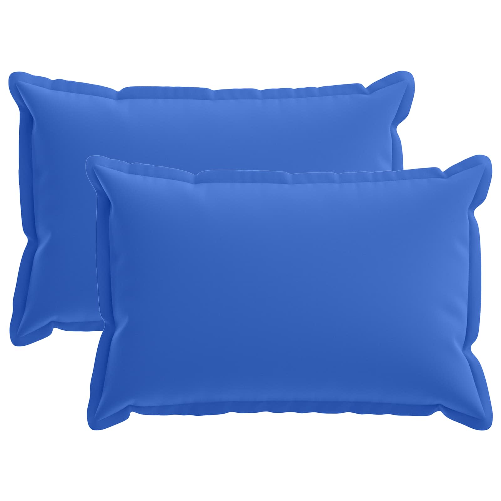 Kissen Mit Kissen Houten 2 Stk. Königsblau Polyester Vidaxl