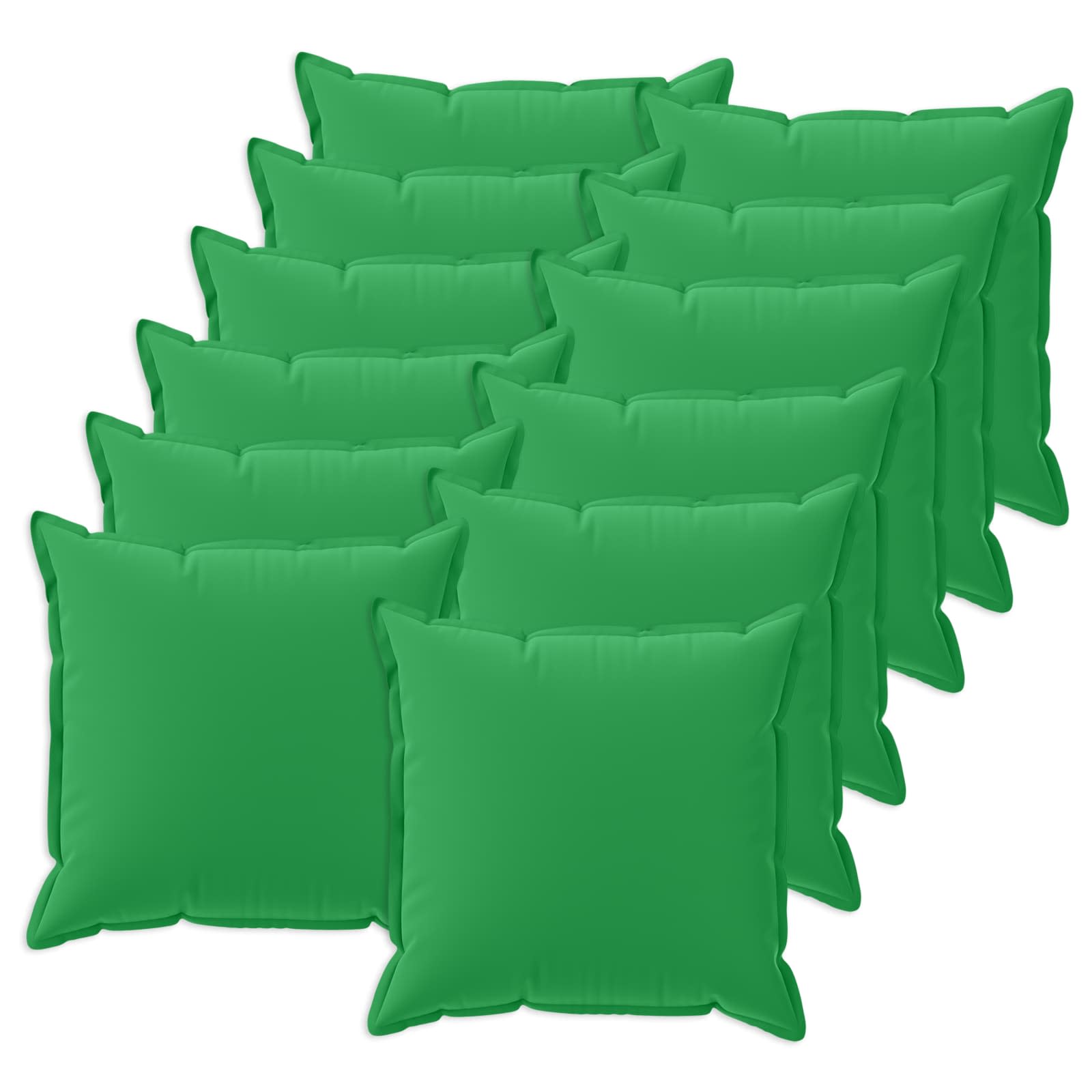 Kissen Mit Kissen Houten 12 Stk. Grün Polyester Vidaxl