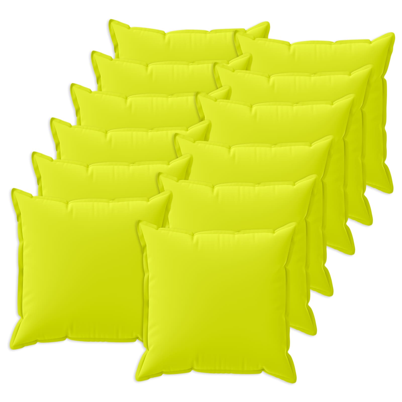 Kissen Mit Kissen Houten 12 Stk. Hellgrün Polyester Vidaxl