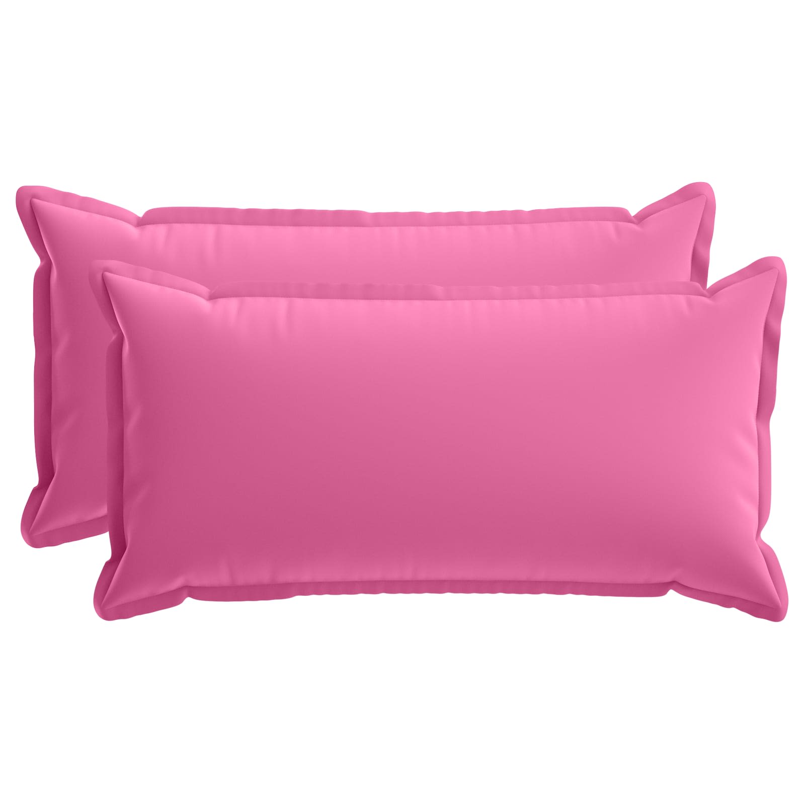 Kissen Mit Kissen Houten 2 Stk. Rosa Polyester Vidaxl