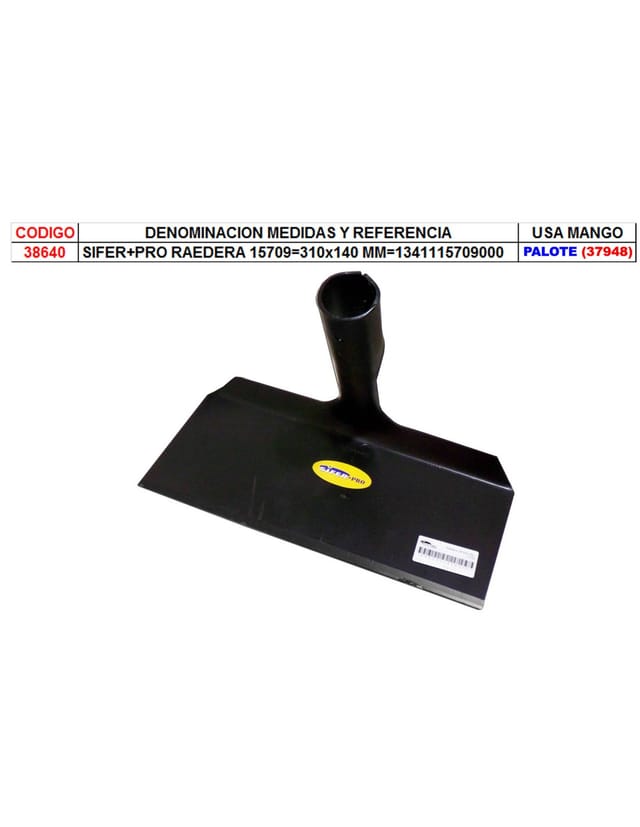 Sifer Pro Schaber 15709310 140 Mm 1341115709000