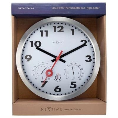 Außenwanduhr Clematis 4307st Ø 35 Cm Wanduhr - Nextime