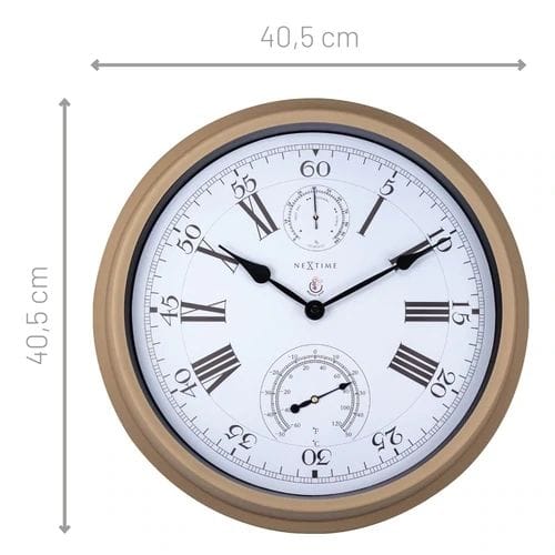 Außenwanduhr Hyacinth Ø 40,5 Cm Wanduhr - Nextime