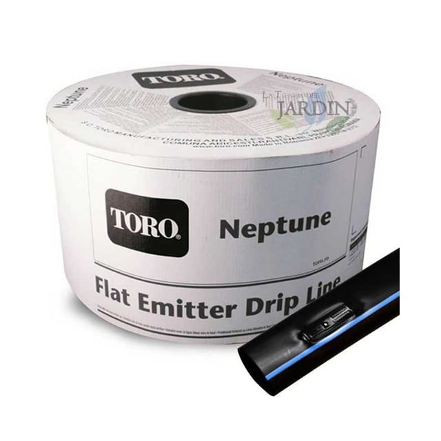 Tropfbewässerungsband 16mm 2700 M 20cm. 8 Mil Dickenmesser. Tropfer 1,2 L/h.