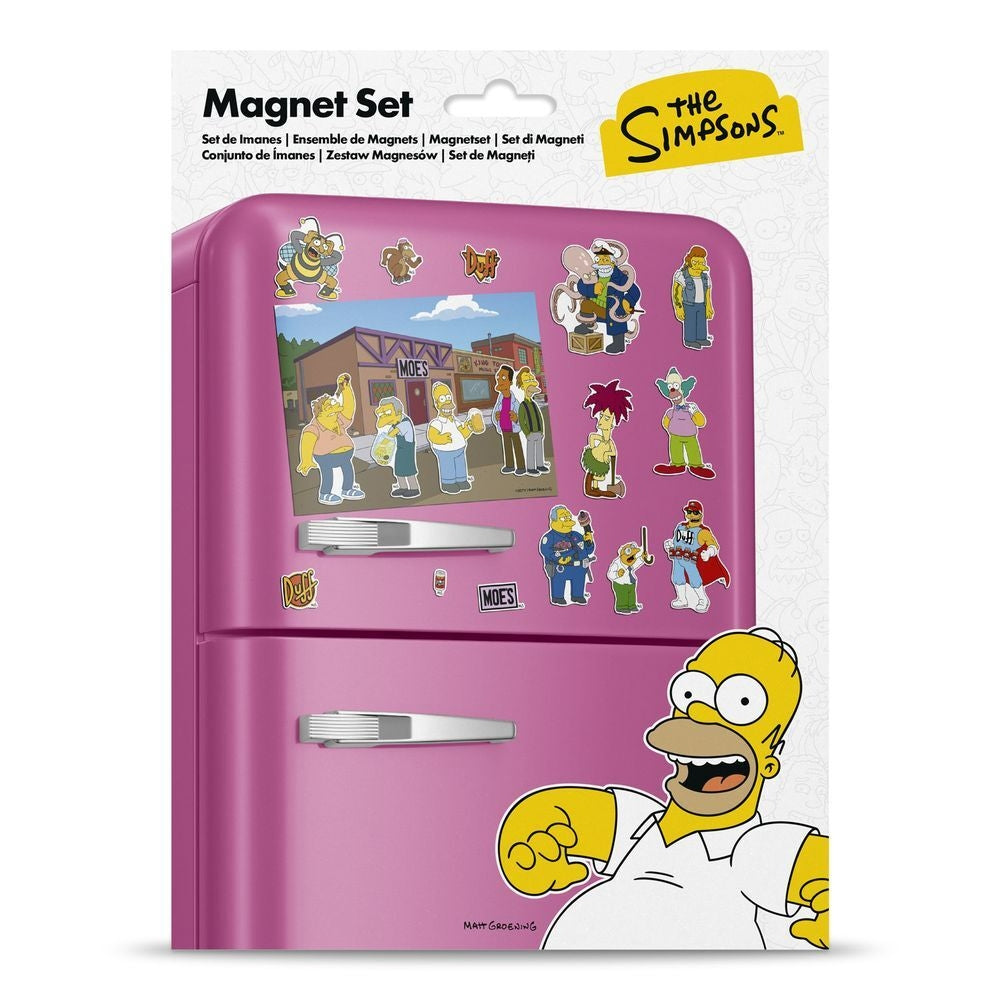 Das Simpsons Stanzmagnet Set Moe S Tavern Design