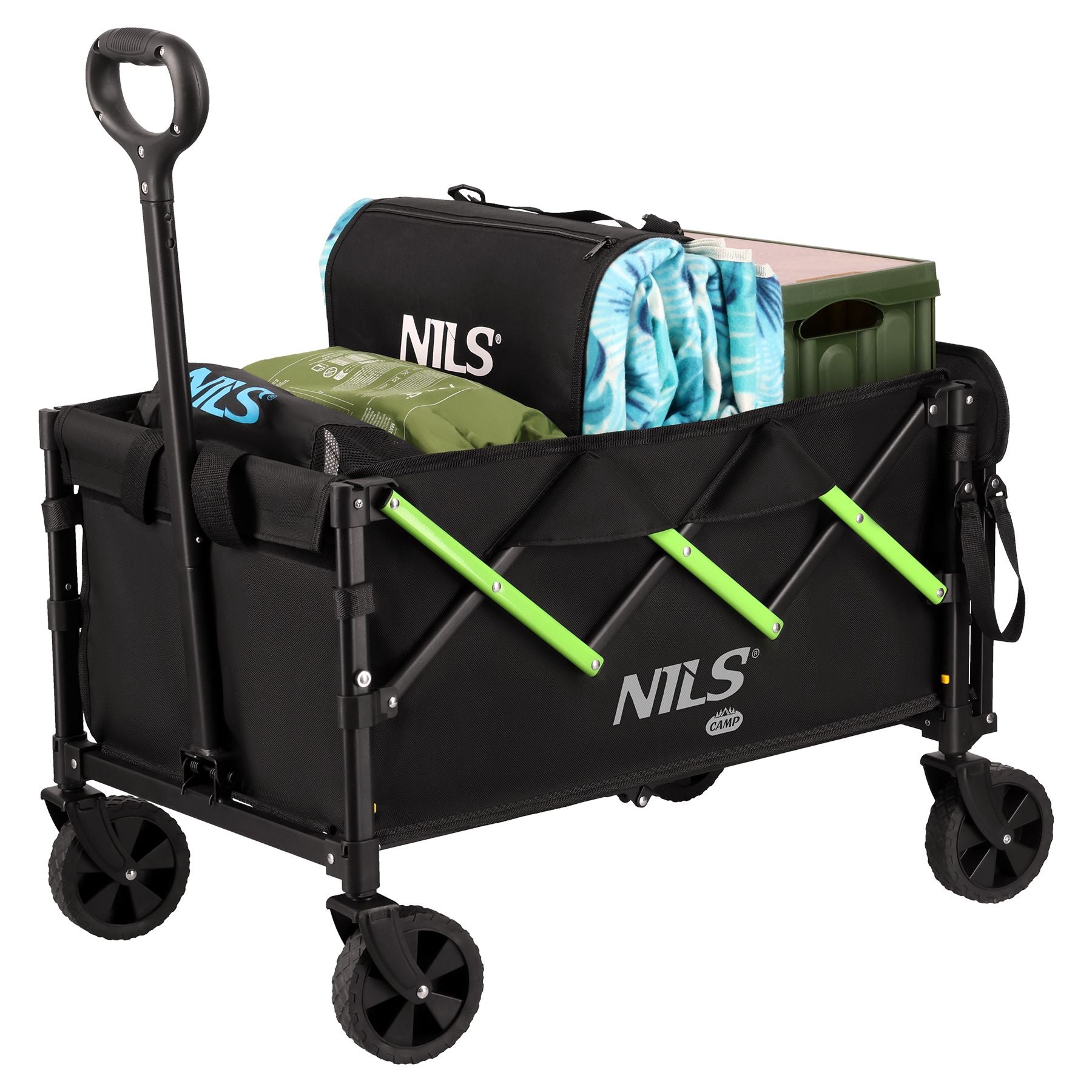 Faltbarer Campingwagen, 100 L, 90 Kg Tragkraft