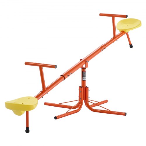 Kinderwippe, 45,4 Kg Tragkraft Pro Sitz, Gartenwippe Mit 4-zackigen Stützbeinen, Schaukelwippe, 360 Grad Drehbar, Spielplatzgerät Für Kinder Ab 3 Jahren, 1905x790x660 Mm