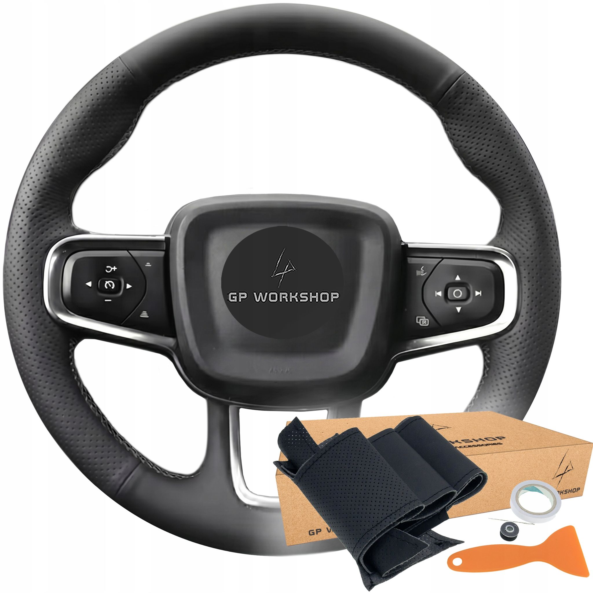 Lenkradbezug-ziermuster Für Volvo Xc40 2018-2024