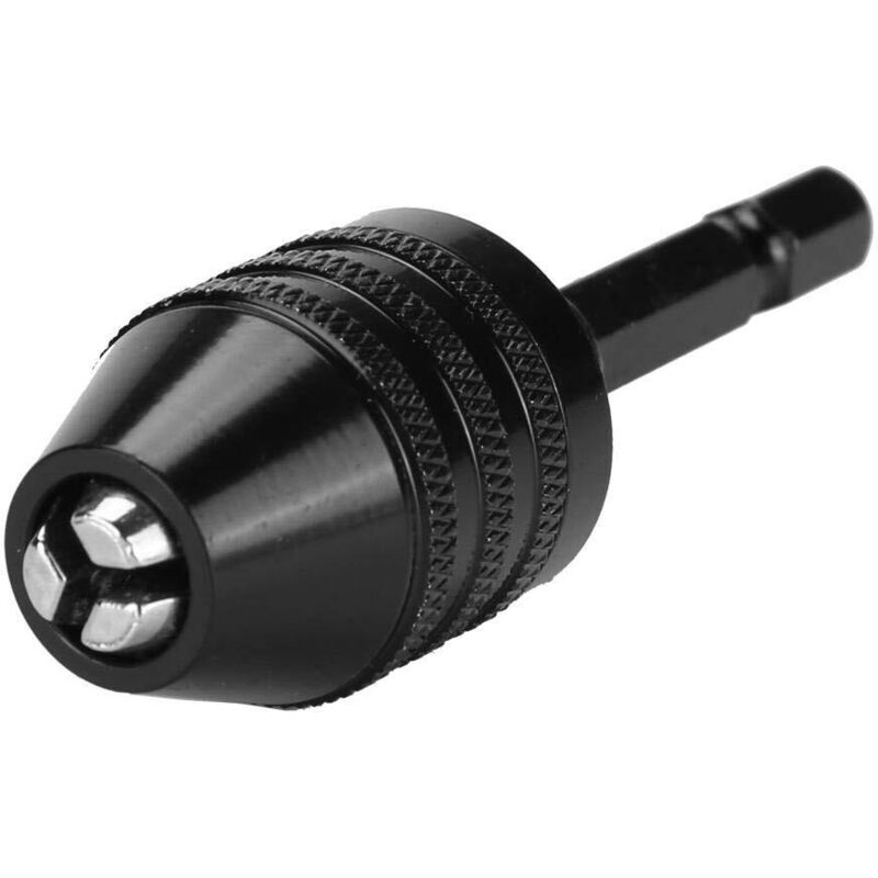 Mandrin - 1 Pièce - 6,5 Mm - Pour Tournevis Électrique À Tige Hexagonale - Adaptateur De Perçage À Changement Rapide - Compatible Outils Pneumatiques Et Électriques