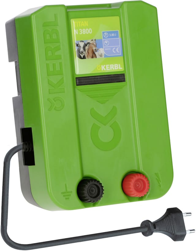 Kerbl - Weidezaungerät Titan N3800 Elektrozaungerät Weidegerät Zaun Gerät 230 V