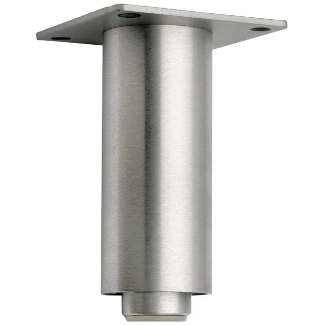 Simausrom - Möbelfuß Dekorfuß Tischfuß Ø 30 Mm Länge 120 Mm Aluminium Gebürstet