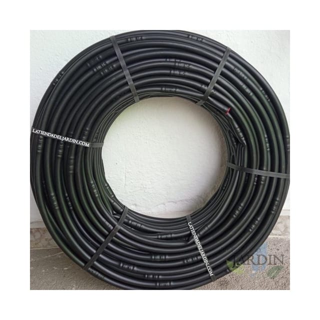 Suinga - Tropfbewässerungsschlauch Mit Einem Durchmesser Von 16 Mm. Tropfer Alle 60 Cm. Rolle Mit 100 Metern. Schwarze Farbe. Wandstärke