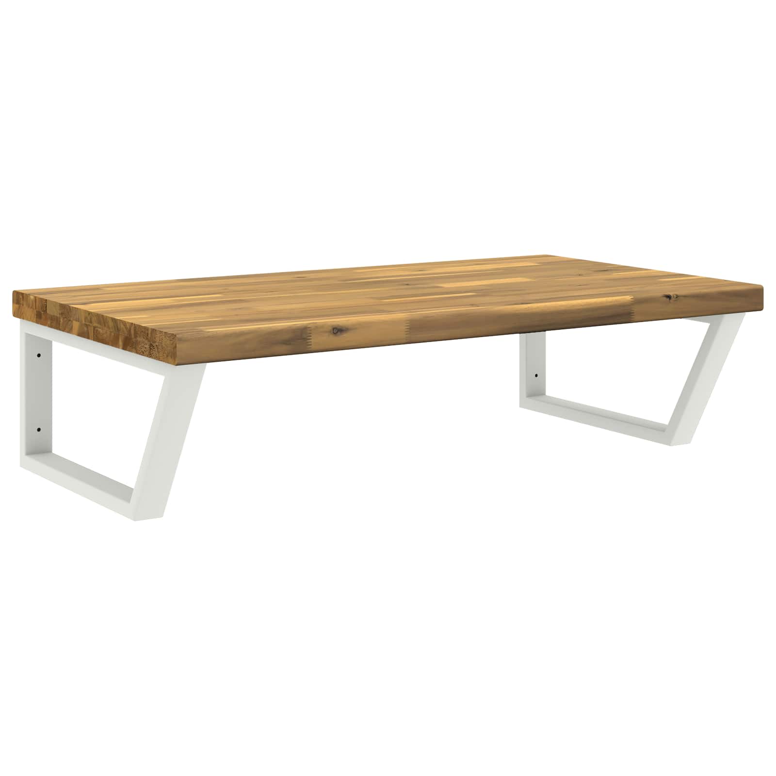 Wandregal Für Waschbecken Mit Live Edge Weiß 100 X 50 X 24 Cm Vidaxl