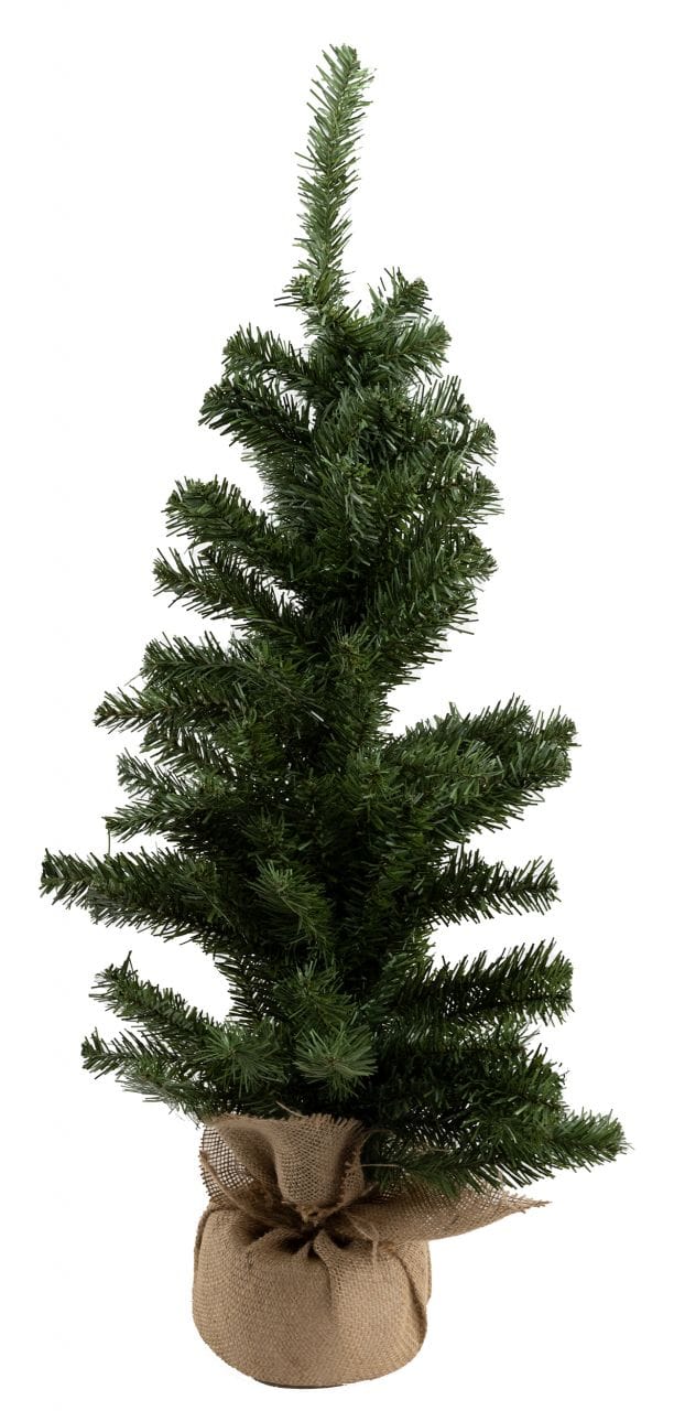 Künstlicher Weihnachtsbaum Im Jutesack 90 Cm Tannenbaum Christbaum Dekobaum