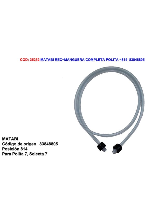 Complete Re-schlauch Polita 81483848805 - Matabi
