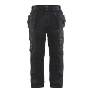 Blaklader - Blakläder Bundhose X1500 Handwerk, Schwarz, Konfektionsgröße De: 60
