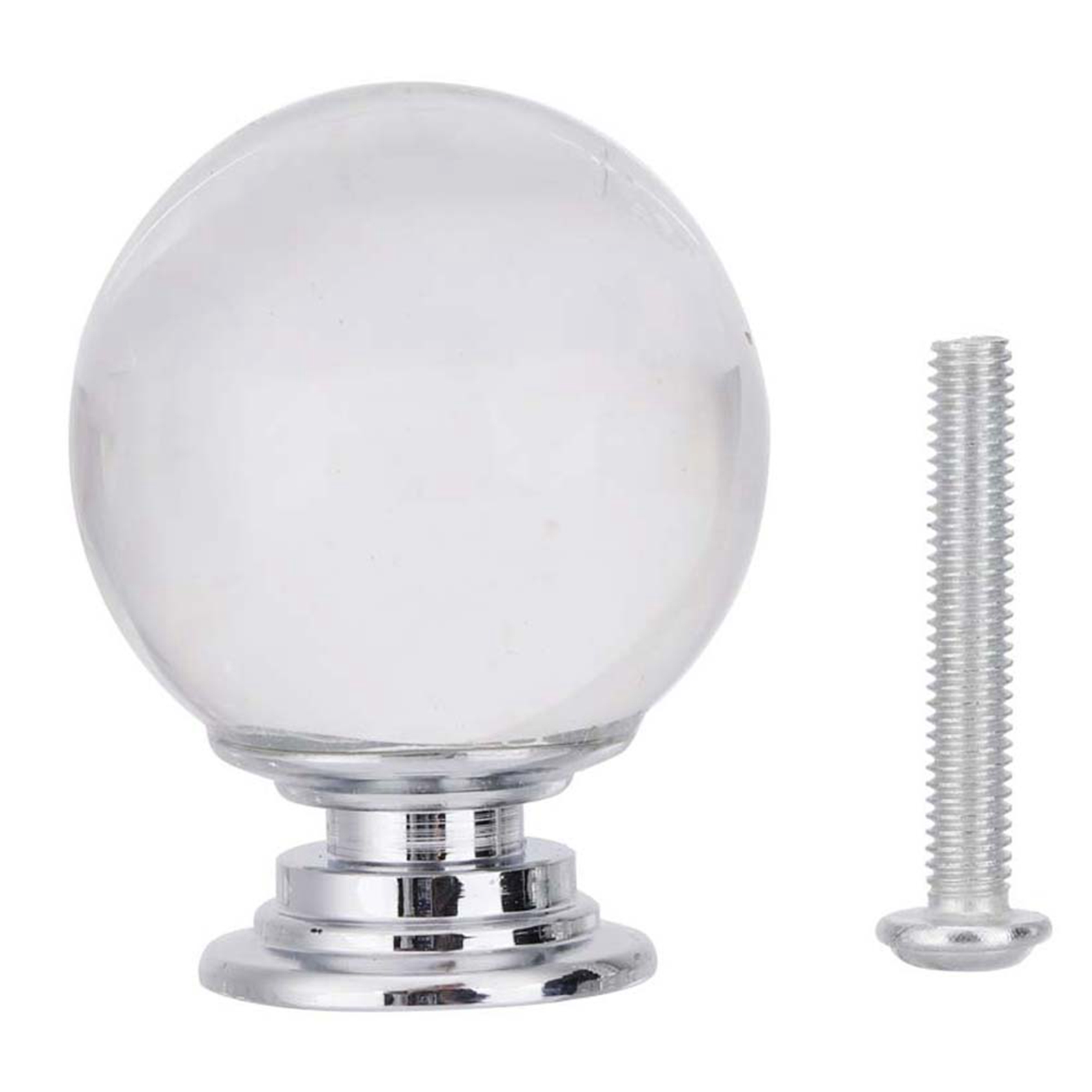 1 Magische Kugel 703, 30 Mm, Aus Kristall Mit Rautenförmigem Griff