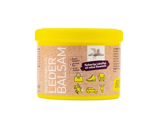 B & E Bienenwachs-lederpflege-balsam 500 Ml + Gratis Lederpflegetuch