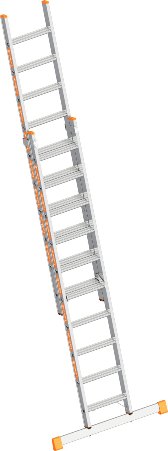 Layher Topic 1032 Stufenschiebeleiter 2x10 Stufen