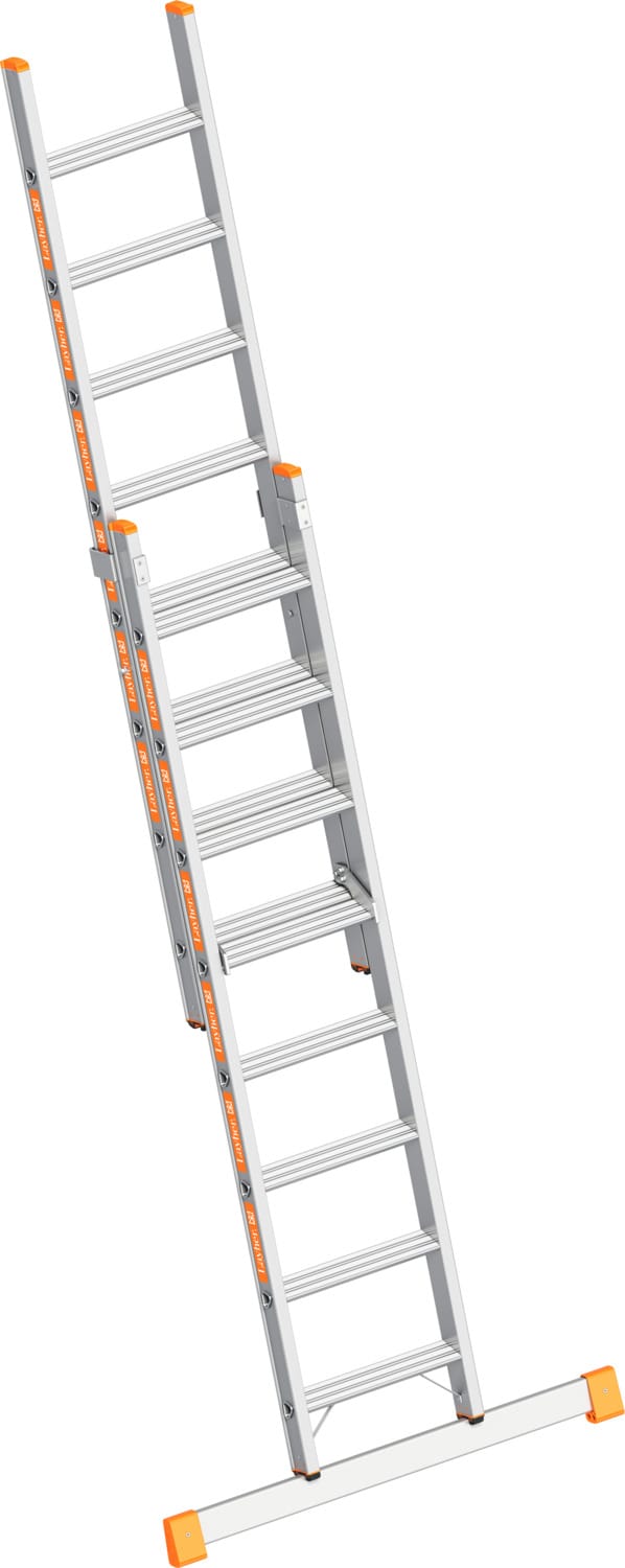 Layher Topic 1032 Stufenschiebeleiter 2x8 Stufen