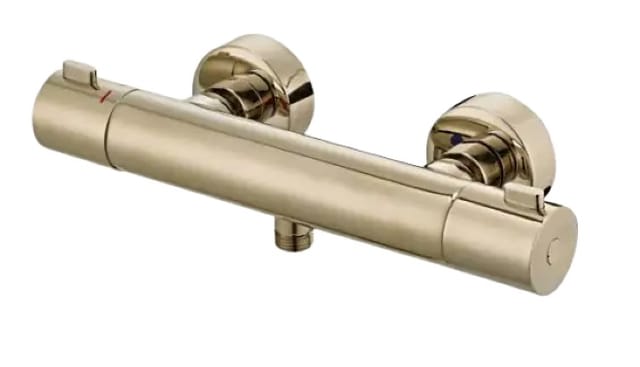 Primaster - Brausethermostat Prag Lightgold Verbrühschutz Bei 38° C Cool Touch