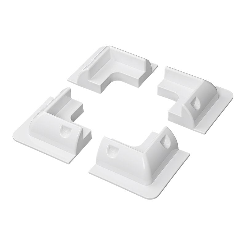 Eckhalterung Wei F R Solarpanel 4er Set