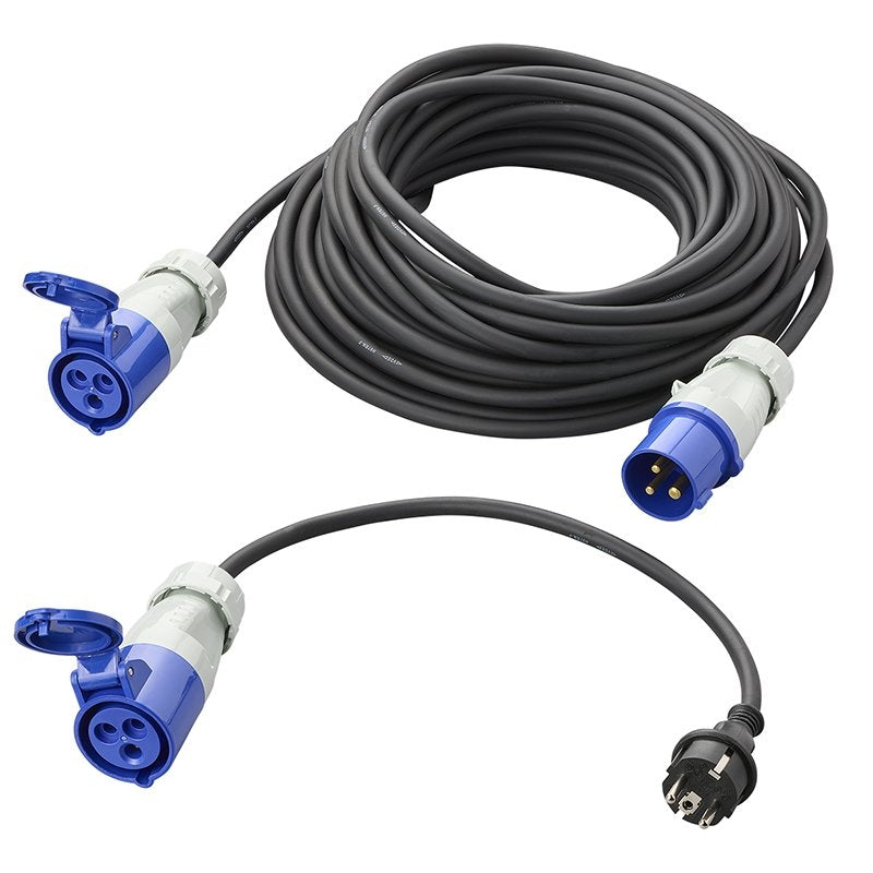 Cee Verl Ngerungskabel 20m 3x2 5mm Mit Adapterkabel