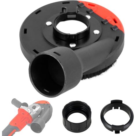 Absaugvorrichtung Für Winkelschleifer 125 Mm / 100 Mm, Professioneller Winkelschleifer Mit Staubabsaugung Premium-zubehör Für Winkelschleifer (125, Schwarz)
