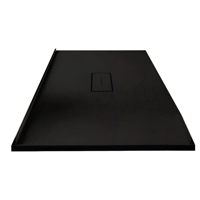Stano. - Mineralguss-duschwanne Extra Flach Vic Schwarz 80x140 Cm