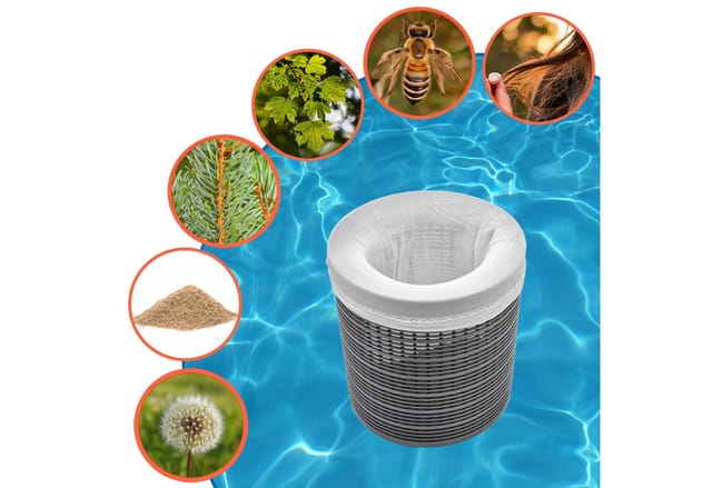 Spetebo - Skimmer Socke Weiß - 20er Set - Poolfilter Schoner - Skimmer Netz Poolpumpe Schutz Filter Schmutzfang
