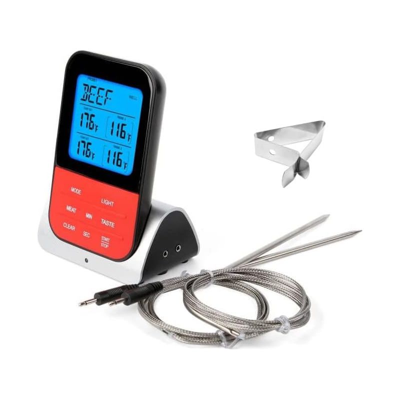 Urfeda Thermomètre De Barbecue, Lcd Digital Thermometer