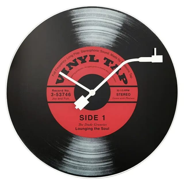 Wanduhr Vinyl Tab Ø 43 Cm Wanduhr - Nextime