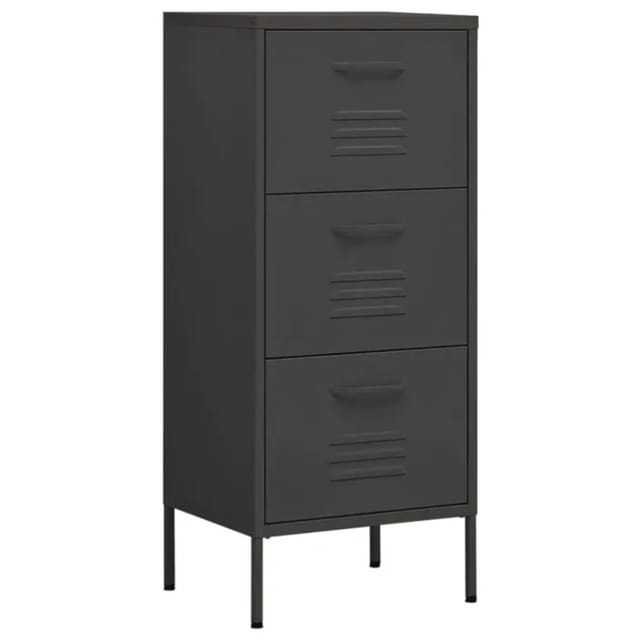 Lagerschrank Anthrazit 42,5x35x101,5 Cm Stahl - Vidaxl