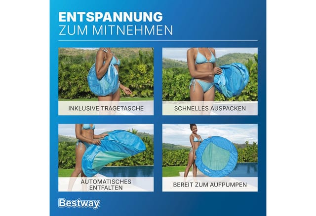 Pop-up Wasserhängematte 106 X 95 X 16 Cm