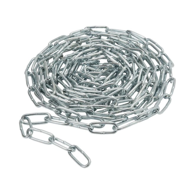 Conacord - Rundstahlkette 5mm X 5m Material Stahl Verzinkt Gliederketten