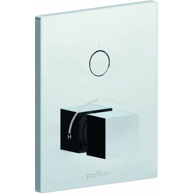 Außenteil Für Brause-einbaumischer Mit Platte 180x150 Mm Paffoni Compact Box Cpm513cr Chrom