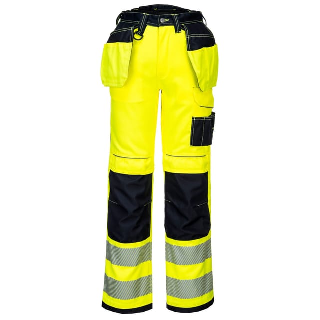 Portwest Innovative Warnschutzhose Mit Knieschoner, Upf 50+ Pw3 Gelb 60
