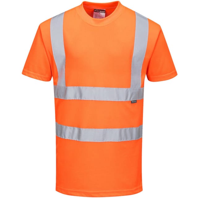 Portwest Herren Warnschutz T-shirt Atmungsaktiv, Klasse 2 Gr. Xxxxxl