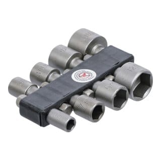 Bgs Technic - Steckschlüssel-bit-satz Antrieb Außensechskant 6,3 Mm (1/4') Sw 5 - 13 Mm 8-tlg.