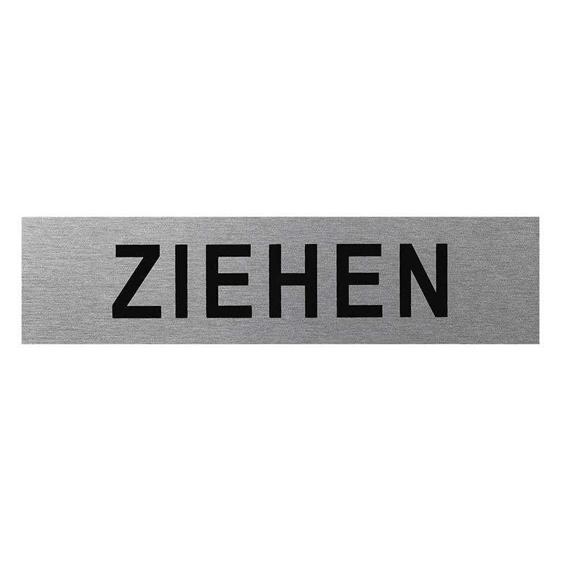 Aluminium T Rschild Ziehen 160x40mm