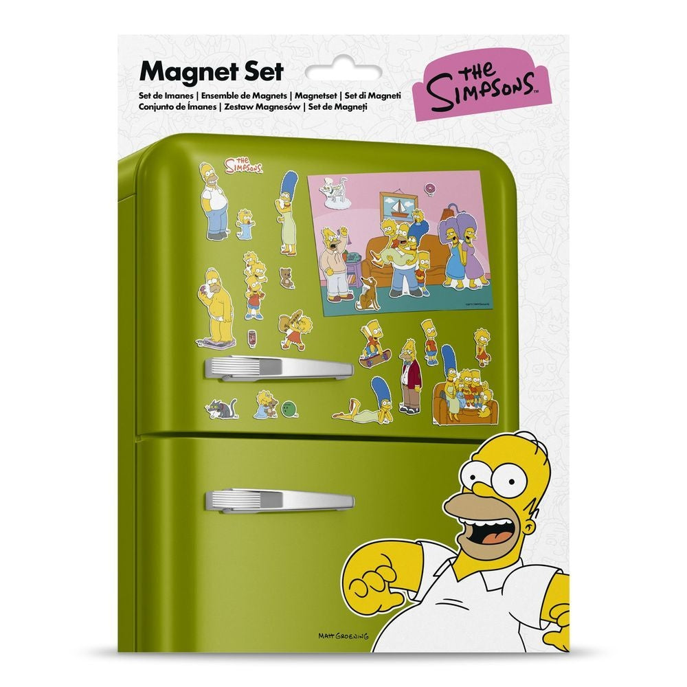 Gestanztes Magnetset Mit Den Simpsons Figuren