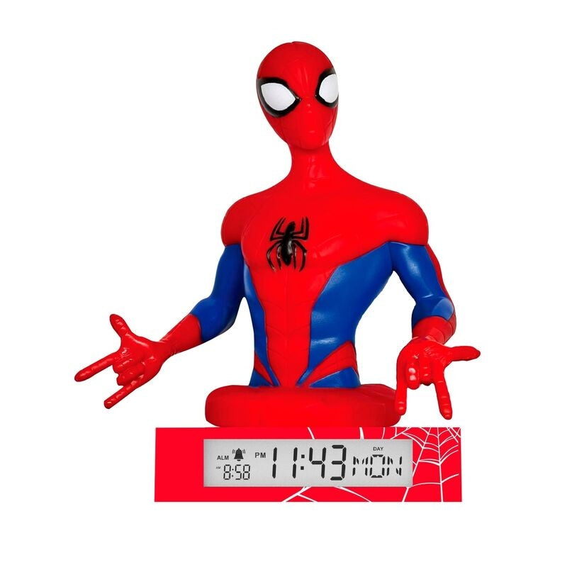 Spiderman 3d Lampe Mit Wecker Und Led Licht