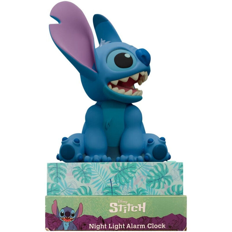 3d Lampe Mit Wecker Disney Stitch Design