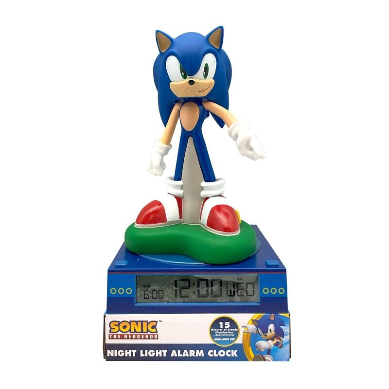 3d Sonic The Hedgehog Lampe Mit Wecker